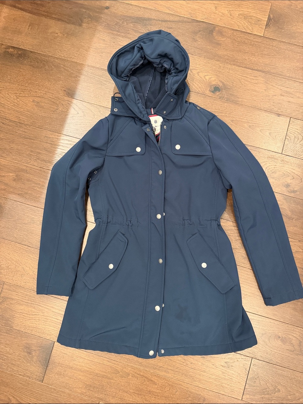 Tommy Hilfiger Jacket Women’s Small Blue Hooded - C27
